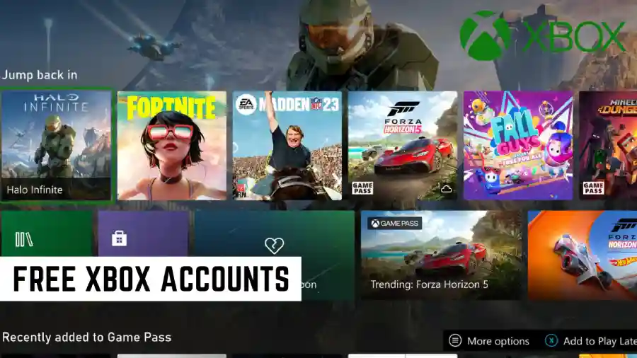 Free Xbox Accounts