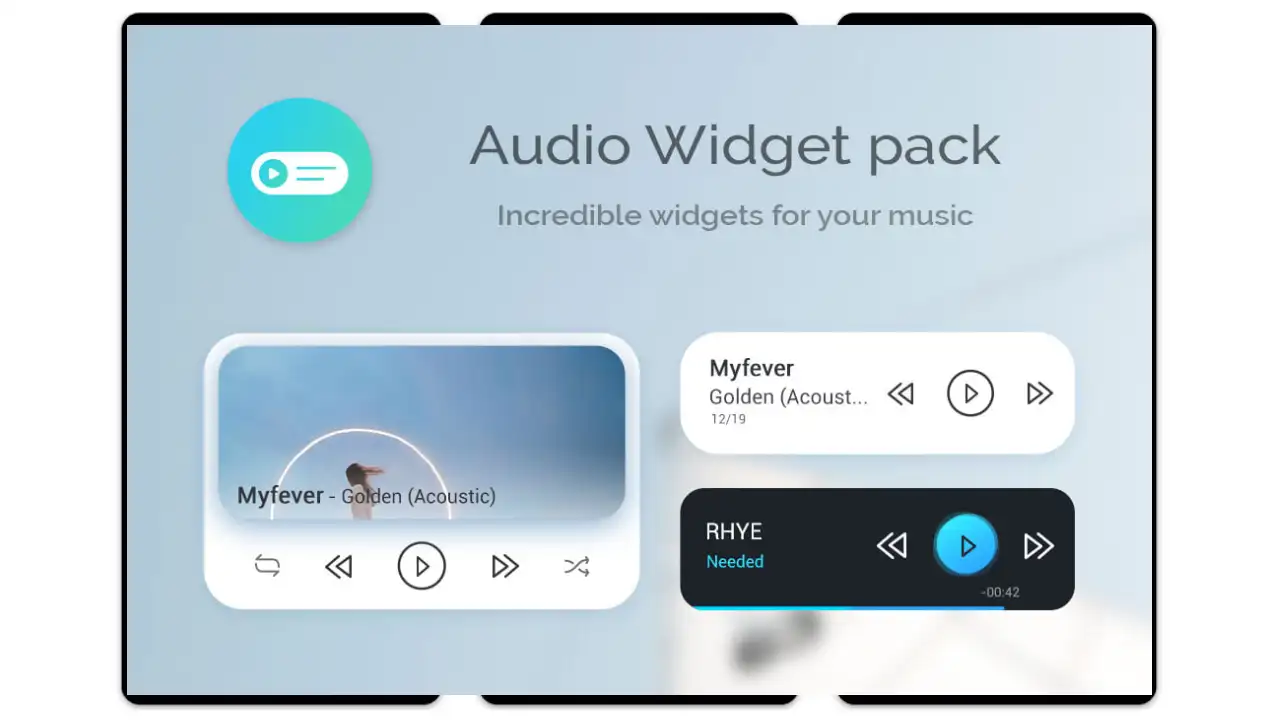 Audio Widget Pack MOD APK