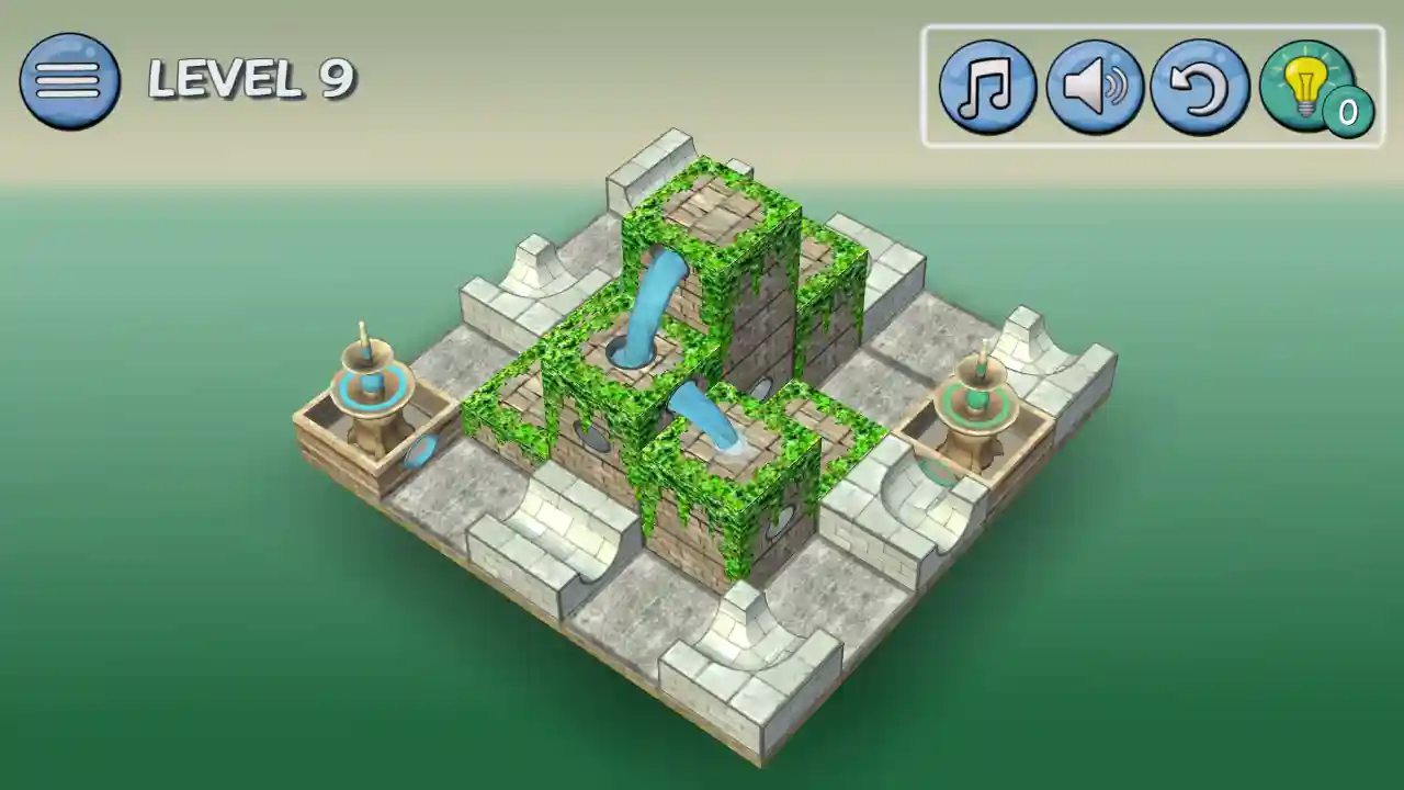 Flow Water Fountain 3D Puzzle MOD APK